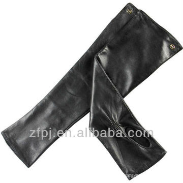 Gants de cuir Long Fingerless pour femme Elegent